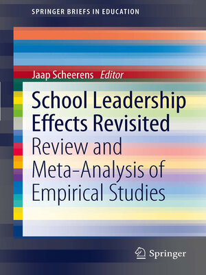 cover image of School Leadership Effects Revisited